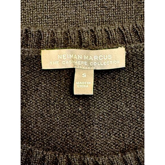 Neiman Marcus Cashmere Collection Black and White Sweater – Size Small 🖤🤍🖤 - Picture 6 of 8